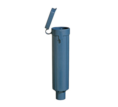 Bodenhulse_Spritzdeckel in Blau auf neutralem Hintergrund